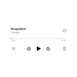 Mi Equilibrio (Voicenote)