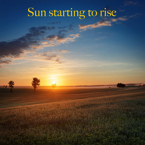 Sun Starting to Rise