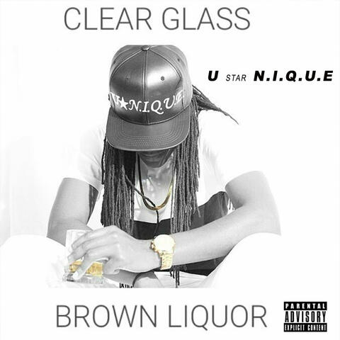 Clear Glass Brown Liquor - Single