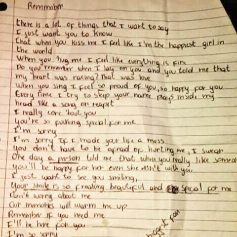 She Wrote a Letter for Me