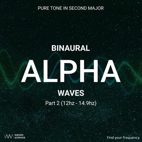 Binaural Alpha Waves - Pure Tone in Second Major - Part.2 (12Hz-14.9Hz)