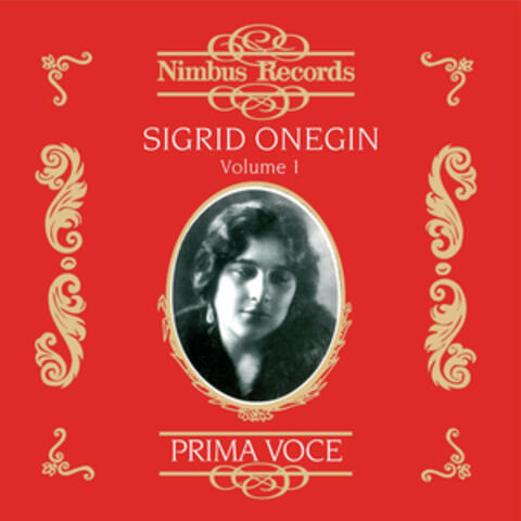 Sigrid Onegin Vol. 1