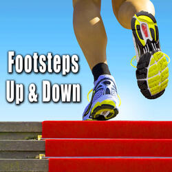 Bare Feet Walk up Steps and Across Wood Porch