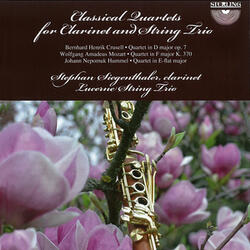 Clarinet Quartet No. 3 in D Major, Op. 7: III. Menuetto, Allegro