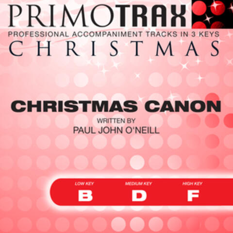 Christmas Canon - Christmas Primotrax - Performance Tracks - EP