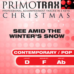 See Amid the Winter's Snow - (High Key - Ab) Performance Backing Track