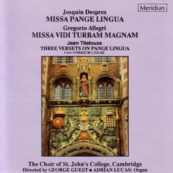 Pange lingua gloriosi: Verset 3