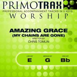 Amazing Grace - My Chains Are Gone (Medium Key G with Backing Vocals) [Performance Backing Track]