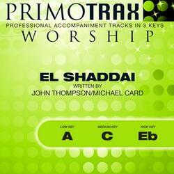 El Shaddai (Medium Key: C Without Backing Vocals) [Performance Backing Track]