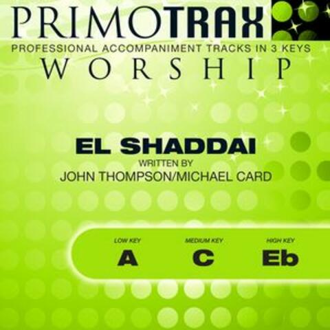 El Shaddai (Worship Primotrax) [Performance Tracks] - EP
