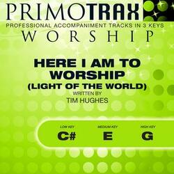 Here I Am to Worship - Light of the World
