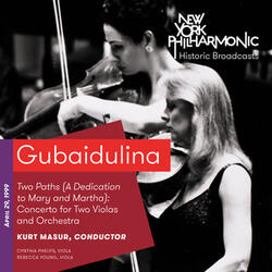Two Paths (A Dedication to Mary and Martha): Concerto for Two Violas and Orchestra