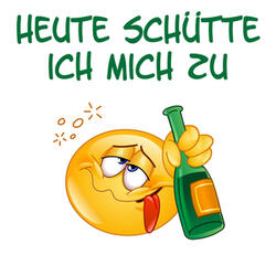 Heute schütte ich mich zu