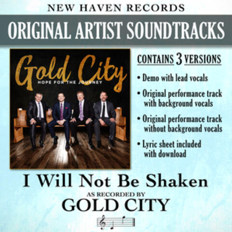 I Will Not Be Shaken (Performance Tracks) - EP