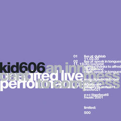 Live at Speak in Tongues 11.19.00