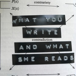 What You Write And What She Reads