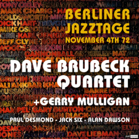 Dave Brubeck Quartet + Gerry Mulligan Live at Berliner Jazztage / Berlin November 4th.1972