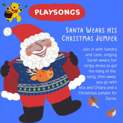 Santa Wears His Christmas Jumper