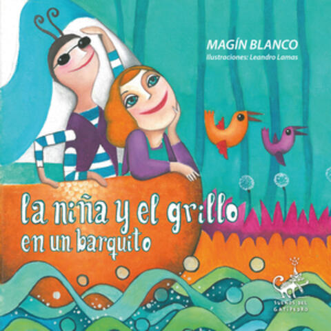 La Niña y el Grillo en un Barquito