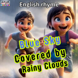 Blue Sky Covered by Rainy Clouds