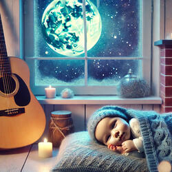 Guitar baby sleep