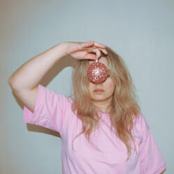 Pink sparkling wine (Merry X-mas)