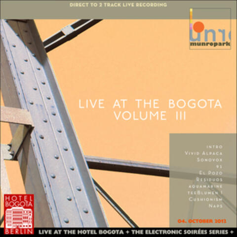 Live at the Bogota, Vol. III
