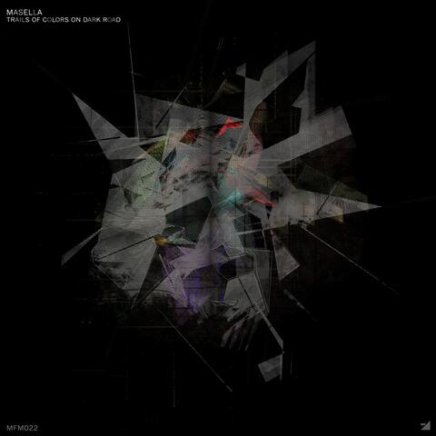 Trails of Colors On Dark Road