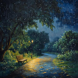 Calm Reverberations (With Rain)