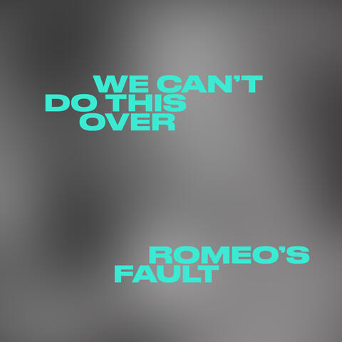 WE CAN'T DO THIS OVER