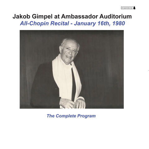 Jakob Gimpel at Ambassador Auditorium (Live)