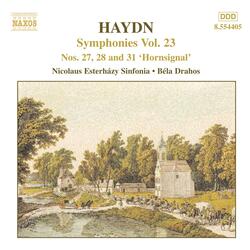 Symphony No. 28 in A Major, Hob. I:28, Symphony No. 28 in A Major, Hob. I:28: III. Menuet. Allegro molto