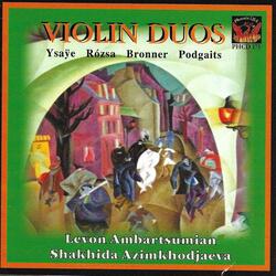 Sonata for 2 Violins, "Transformation of the Soul", Sonata for 2 Violins "Transformation of the Soul"