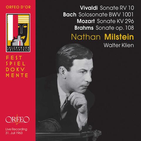 Vivaldi, Bach, Mozart, Paradis & Brahms: Violin Works (Live)