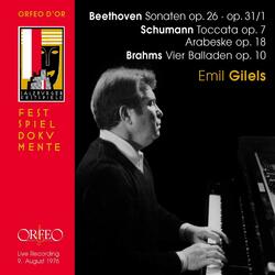Piano Sonata No. 12 in A-Flat Major, Op. 26 "Funeral March", Piano Sonata No. 12 in A-Flat Major, Op. 26 "Funeral March": III. Marcia funebre sulla morte d'un eroe. Maestoso andante (Live)