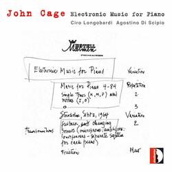 Electronic Music for Piano, Electronic Music for Piano: III. 22, 23, 26, 30, 31, 37 - 39