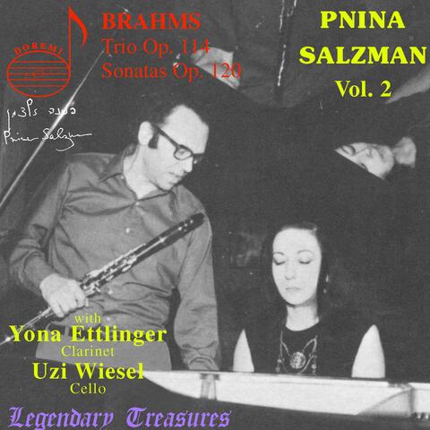 Pnina Salzman Vol.2: Brahms Clarinet Trio & Sonatas (Live)