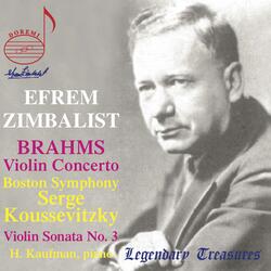 Violin Sonata No. 3 in D Minor, Op. 108, Violin Sonata No. 3 in D Minor, Op. 108: II. Adagio