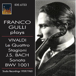 Violin Sonata No. 1 in G Minor, BWV 1001, Violin Sonata No. 1 in G Minor, BWV 1001: I. Adagio