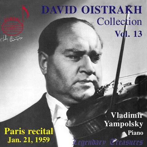 Oistrakh Collection, Vol. 13: Paris Recital, 1959 (Live)
