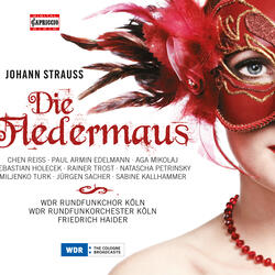 Die Fledermaus, Act I, Act I: Taubchen, das entflattert ist (Adele, Alfred)