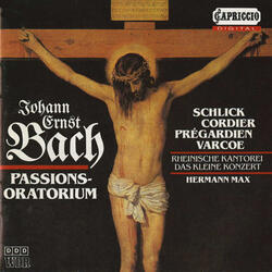 Passionsoratorium, Recitative: Der ew'ge Hohepriester schliesst (Tenor)