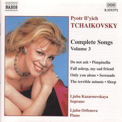 6 Romances, Op. 6: No. 3. I bol'no, i sladko (It is both painful and sweet), My genius, my angel, Op. 6, No. 3