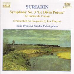 Le Poeme de l'extase, Op. 54 (arr. L. Konyus for 2 pianos), Le Poeme de l'extase, Op. 54