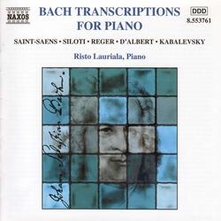 Toccata and Fugue in D Minor, BWV 565 (arr. M. Reger)