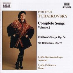 6 Romances, Op. 73, TH 109, The Sun Has Set
