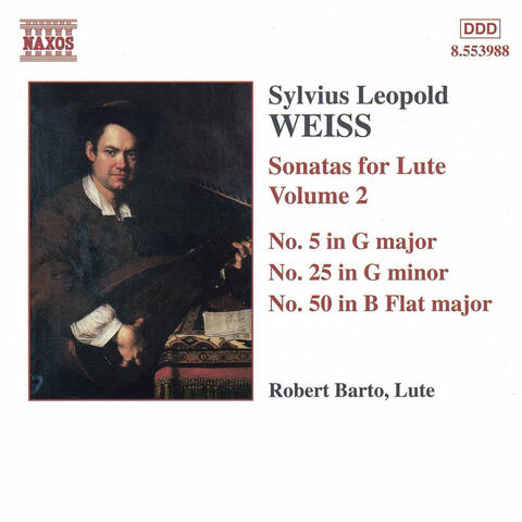 Weiss, S.L.: Lute Sonatas, Vol.  2  - Nos. 5, 25, 50