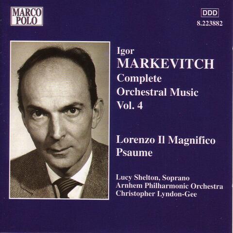 Markevitch: Orchestral Music, Vol.  4 - Lorenzo Il Magnifico / Psaume