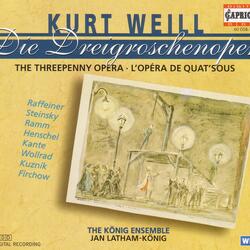 Die Dreigroschenoper, Act III: Finale: Horch, wer kommt? (Chorus, Brown, Mrs. Peachum, Peachum, Macheath, Polly)