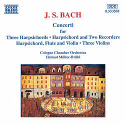 Concerto for 3 Keyboards in C Major, BWV 1064 (arr. for 3 violins and orchestra), II. Adagio